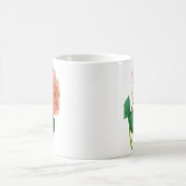 Pink Hydrangea von Pierre Joseph Redoute Kaffeetasse (Mittel)