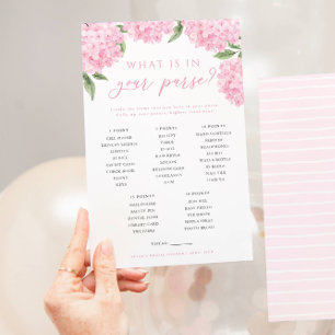 Pink Hydrangea Was ist in Ihrer Spielkarte? Flyer