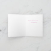 Pink Hydrangea wird meine BlumenGirl-Karte sein Karte (Innenseite)