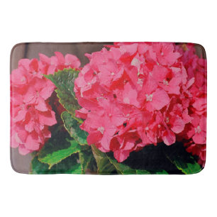 Pink Hydrangeas Badematte