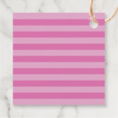 Pink Hydrangeas Girl Baby Dusche Vielen Dank Geschenkanhänger (Rückseite)