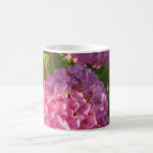 Pink Hydrangeas Kaffeetasse (Mittel)