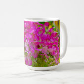 Pink Hydrangeas Kaffeetasse (VorderseiteRechts)