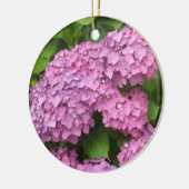 Pink Hydrangeas Keramikornament (Links)