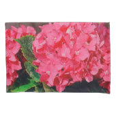 Pink Hydrangeas Kissenbezug (Vorderseite-Links)