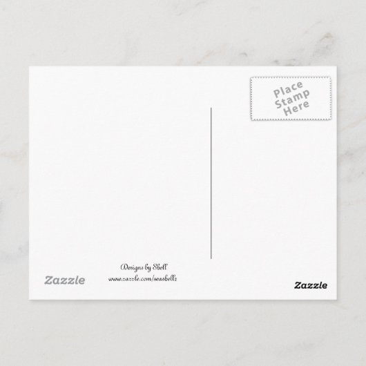 Pink Hydrangeas Postkarte (Rückseite)