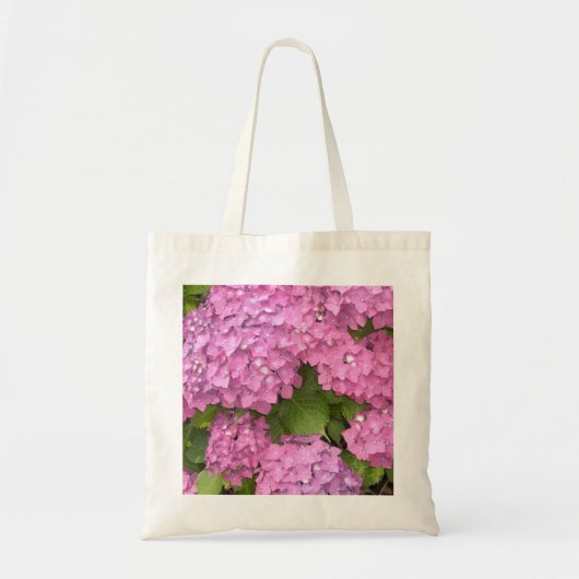 Pink Hydrangeas Tragetasche (Vorne)