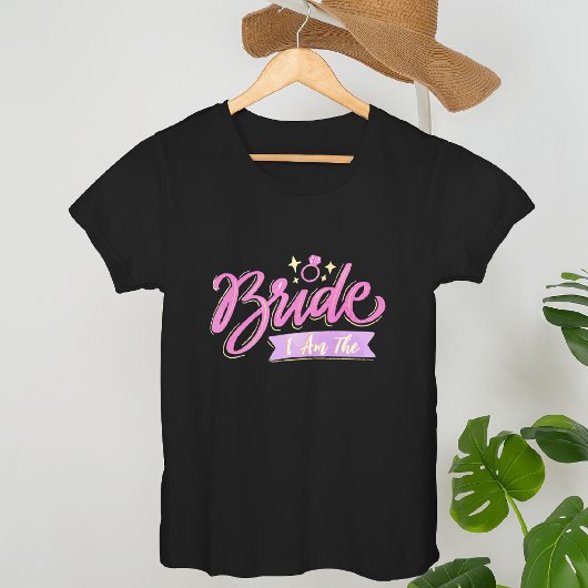 Pink I Bin Bride Bachelorette Groupe Party Geschen T-Shirt
