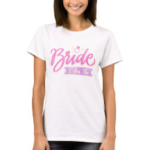 Pink I Bin Bride Bachelorette Groupe Party Geschen