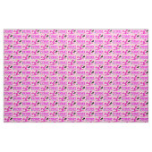 PINK I LIEBE CHEERLEADING PERSONALISIERT FABRIC STOFF (Yard (91,4 cm))