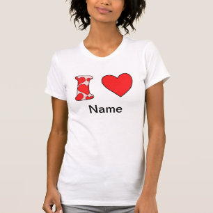 Pink i Liebe costomiert T-Shirt