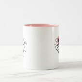 Pink I Liebe My Kitty - Hemden und Geschenke Zweifarbige Tasse (Mittel)