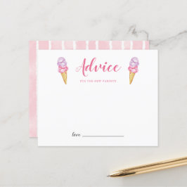 Pink Ice Cream Advice für die neuen Eltern