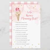 Pink Ice Cream Floral, die Mommy Best Game kennt (Vorne/Hinten)