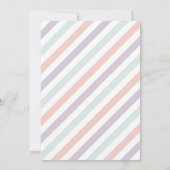 Pink Ice Cream Truck Sweet One 1st Birthday Party Einladung (Rückseite)