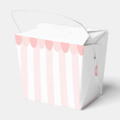 Pink Ice Creme Geburtstagsparty Gefälligkeitsbox Geschenkschachtel (Rückseite)