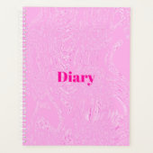 Pink Ice Diary Spiral Notebook Planer (Vorderseite)