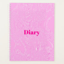 Pink Ice Diary Spiral Notebook