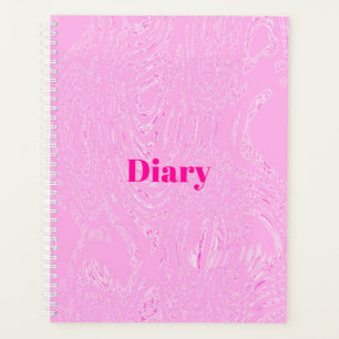 Pink Ice Diary Spiral Notebook Planer