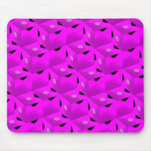 Pink Ice Fraktal Mousepad (Vorne)