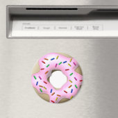 Pink Iced Doughnut Magnet (In Situ (Geschirrspüler))