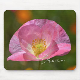 Pink Iceland Poppy (photography taken by me) Mousepad