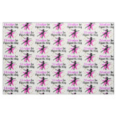 PINK, ICH WÄRE ETWAS EIS SKATEN DESIGN STOFF (Fat Quarter (45,7 x 55,9 cm))