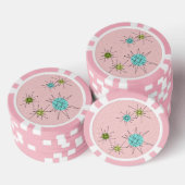 Pink Iconic Atomic Sternexplosion Poker Chip (Stapel)