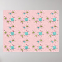 Pink Iconic Atomic Sternexplosion Poster
