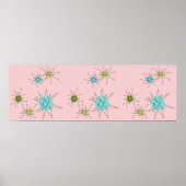 Pink Iconic Atomic Sternexplosion Poster (Vorne)