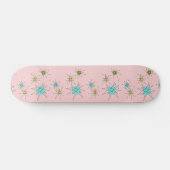 Pink Iconic Atomic Sternexplosion Skateboard (Horizontal)