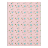 Pink Iconic Atomic Sternexplosion Tablecloth Tischdecke (Vorderseite)