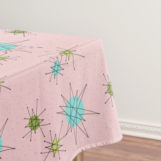 Pink Iconic Atomic Sternexplosion Tablecloth Tischdecke (Beispiel)
