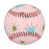 Pink Iconic Atomic Sternexplosionen Baseball (Rückseite)