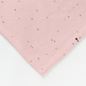 Pink Iconic Atomic Sternexplosionen Fleece Blanket (Ecke)
