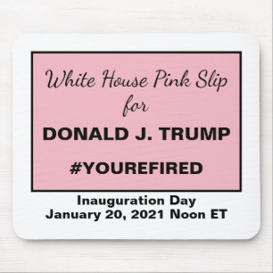 Pink im Weißen Haus für Trump-Widerstand Mousepad