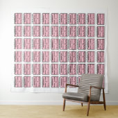 Pink im Weißen Haus, Trump - Foto im Hintergrund Wandteppich (Beispiel (Horizontal))