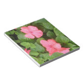Pink Impatids Blume Editor Notizblock (angewinkelt)