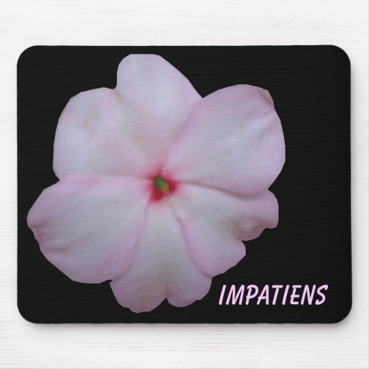 Pink Impatiens individuell anpassbares Mousepad (Vorne)