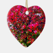 Pink impressionistisch Herbst Blätter Bäume Keramikornament (Rechts)