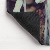 Pink Indian Pipe Wildblume Pilze Natur Mousepad (Ecke)