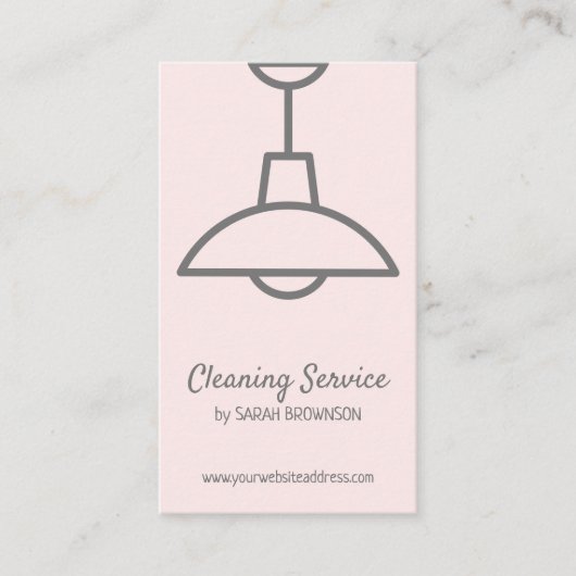 Pink Innenleuchte Visitenkarte (Vorderseite)