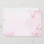 Pink Inspiration Danke Karte (Rückseite)