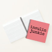 Pink-Insulin-Junkie-Planer Notizblock (Innenseite)
