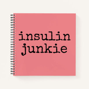 Pink-Insulin-Junkie-Planer Notizblock