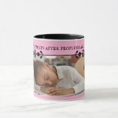 Pink Introvert Meme Tasse (Zentrum)