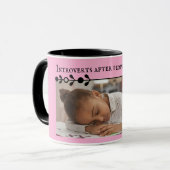 Pink Introvert Meme Tasse (Vorderseite Links)