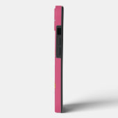 Pink iPhone 13 Fall mit Lego Style Case-Mate iPhone Hülle (Rückseite / Links)