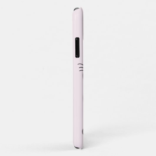 Pink iPhone Case mit Baby Cat - individuell anpass (Hinten/Rechts)