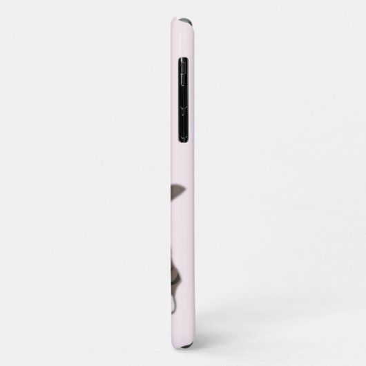 Pink iPhone Case mit Baby Cat - individuell anpass (Hinten/Links)